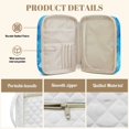 thumbnail image 6 of Xixirimido Bible Cover Case Large Quilted Bible Carrying Case with Handles, Bible Study Supplies & Accessories Christian Gifts for Church, Blue Floral Sea Turtle Pattern, 6 of 7