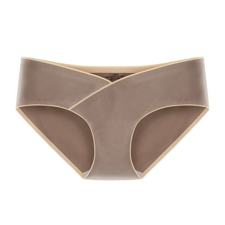 Don t Miss Out! WEANT Panty Liners for Women s Underwear Seamless and Breathable Cotton Underpants Light Brown M