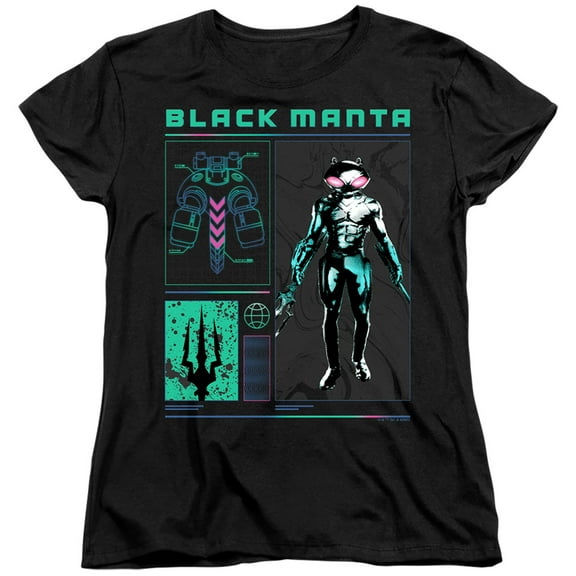 Aquaman and the Lost Kingdom Black Manta Stats Women's T Shirt