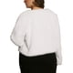 thumbnail image 3 of CURVY GLAM Abrigos de Piel Sintética para Mujeres Talla Grande Chaqueta Abierta de Manga Larga Invierno Cálido Abrigo Despeinado 3X Blanco, 3 of 6