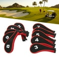 thumbnail image 4 of Club Cover, Neoprene Zipper  Club Head Cover  For Woods Red,Blue,Gray, 4 of 8