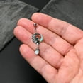 thumbnail image 4 of Body Candy Womens 14G 316L Surgical Steel Navel Ring Piercing Leaping Blue Dolphin Bauble Dangle Belly Button Ring, 4 of 8