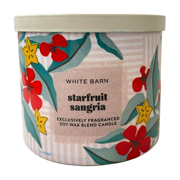 Bath & Body Works Starfruit Sangria Scented 3 Wick Candle 14.5 oz