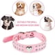 thumbnail image 4 of Collar de perro de cristal ajustable con diamantes de imitación, collar para mascotas con tachuelas de corazón, collar de perro de cuero de PU para perros pequeños y medianos, tamaño S (pequeño), 4 of 5