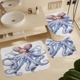 thumbnail image 6 of Octopus in The Mysterious Ocean 4Pcs Shower Curtain Set Shower Curtain Set with Carpet Bath Mat, 6 of 8