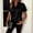 Black, variant on Endives Womens Satin T-shirt V Neck Short Sleeve T Shirt Elegant Blouse Womens Top Summer Outfits Khaki
