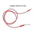 thumbnail image 2 of UKCOCO Red Audio Extension Cable for Earphones, Universal 35Mm Jack Adapter, 2 of 6