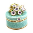 thumbnail image 3 of kusrkot Mini Jewelry Box Creative Dresser Jewelry Storage Case for Earrings Necklace Blue, 3 of 9