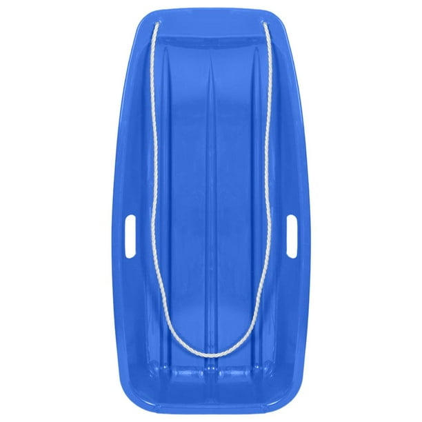 Tabla de trineo de nieve, 89x43cm Descenso Trineo Trineo Trineo Trineo Luge, Arena Hierba Abajo Azul Zulema Niños en trineo de nieve