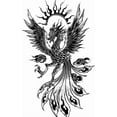 thumbnail image 3 of shiyou-Tattoo Tech, 2 Sheets Extra-Large Semi Permanent Tattoo, Adult Art Design Temporary Tattoos, Lasts 1-2 Weeks, Waterproof, Realistic Look, No Adhesive, No Reflection (Phoenix Design), 3 of 4