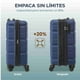 thumbnail image 4 of Set de 3 Maleta Fly & Trip Sidney 20, 24 y 28 Con 4 Ruedas Color Azul, 4 of 8