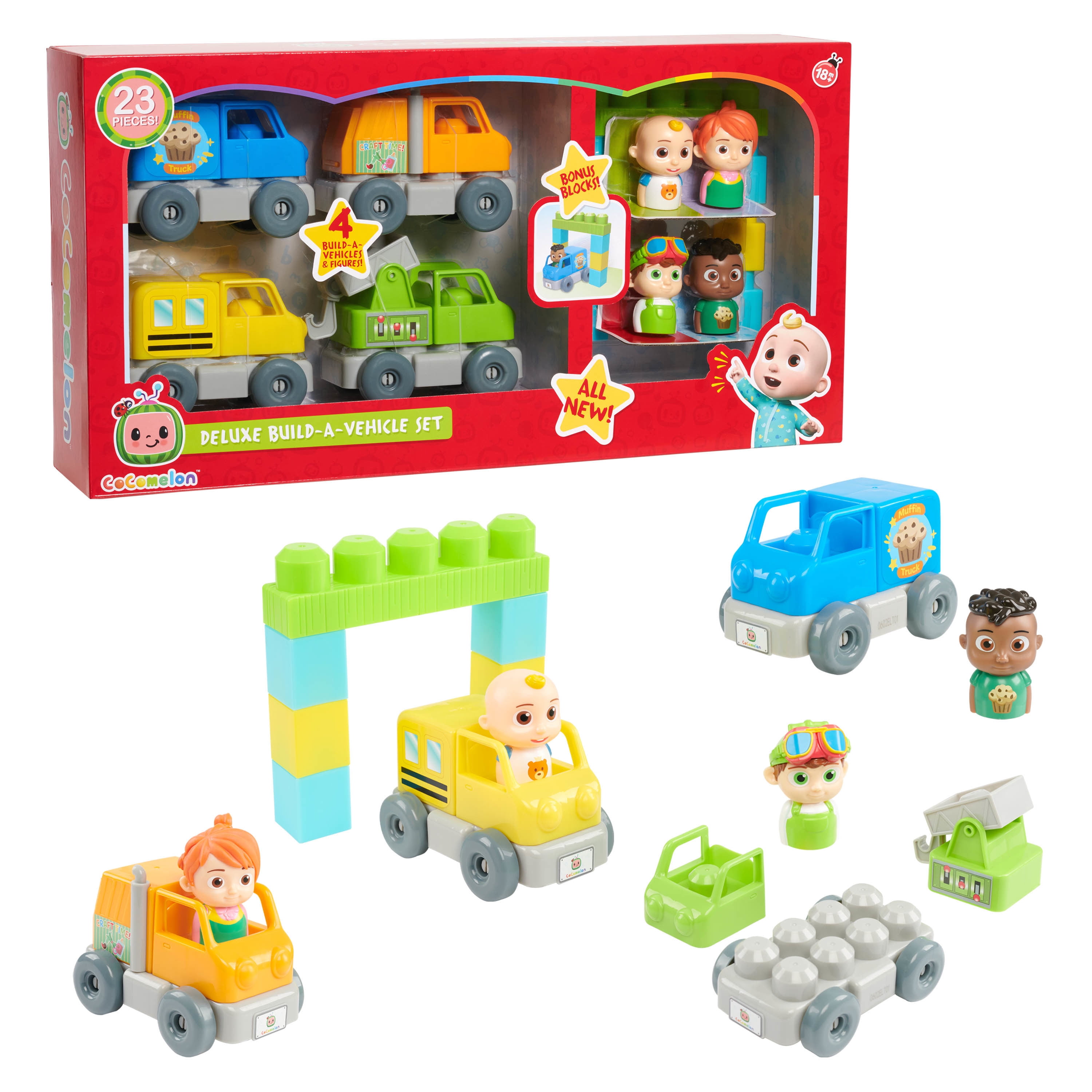 Deluxe BuildAVehicle Set Value Box, Construction