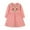 Pink, variant on 2-7T Little Girls Long-Sleeved Dresses Toddler Green Cotton Dress Cartoons Fall Winter Christmas Dresses-Bird