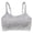 Grey, variant on Women's Comfortable Sexy Sports Beautiful Back Yoga Fitness Anti Walking Light Bra Strap Open Back White S