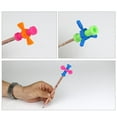 thumbnail image 3 of QHUDLV Fidget Pencil Toppers – 4pcs Spinner Stress Relief Toys, 3 of 9