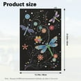 thumbnail image 7 of Yuyamidu Hippie Dragonfly Golf Towel Flowers Cleaning Cloth Accessories to Clean Golf Balls Clubs Golf Gifts for Women, 7 of 7