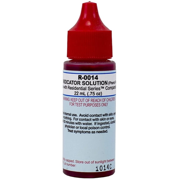 Taylor R-0014 Swimming Pool Test Kit Reagent #14 .75 Oz pH Indicator Phenol Red