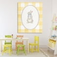 thumbnail image 3 of Stupell Industries Farmhouse Little Bunny on Yellow Gingham Canvas Art, 36 x 48, by The Paper Curator, 3 of 8