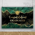 thumbnail image 4 of Congrats Grad Graduation Backdrop Class of 2025 Golden Flower Bachelor Cap Decorations Background Congratulations Graduate Floral Commencement Prom Birthday Banner Photo Booth, 4 of 10