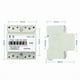 thumbnail image 2 of Electric Single Phase Two Wire AC 220V 100A Energy Meter KWh Counter Consumption Analog Electricity, 2 of 5