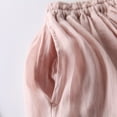 thumbnail image 7 of up to 60% off Gifts Usmixi Womens Loose Wide Leg Long Pants Vintage Embroidery Cotton Linen Straight Trousers Casual Elastic Waist Drawstring Pocket Pants Pink XL, 7 of 7
