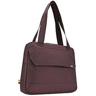 16 Inch Leather Laptop Bucket Tote 