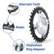 thumbnail image 4 of Cadena de Motor DYNWAVEMX BCD104mm Kit de conversión adaptador DIY rueda 32T negro, 4 of 7