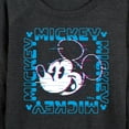 thumbnail image 3 of Disney - 8 Bit Mickey Name Square  - Women's Lightweight French Terry Long Sleeve Shirt, 3 of 5