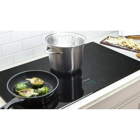 Thermador - Masterpiece Series 36" Built-In Electric Induction Cooktop with 5 elements and Frameless Design - Black