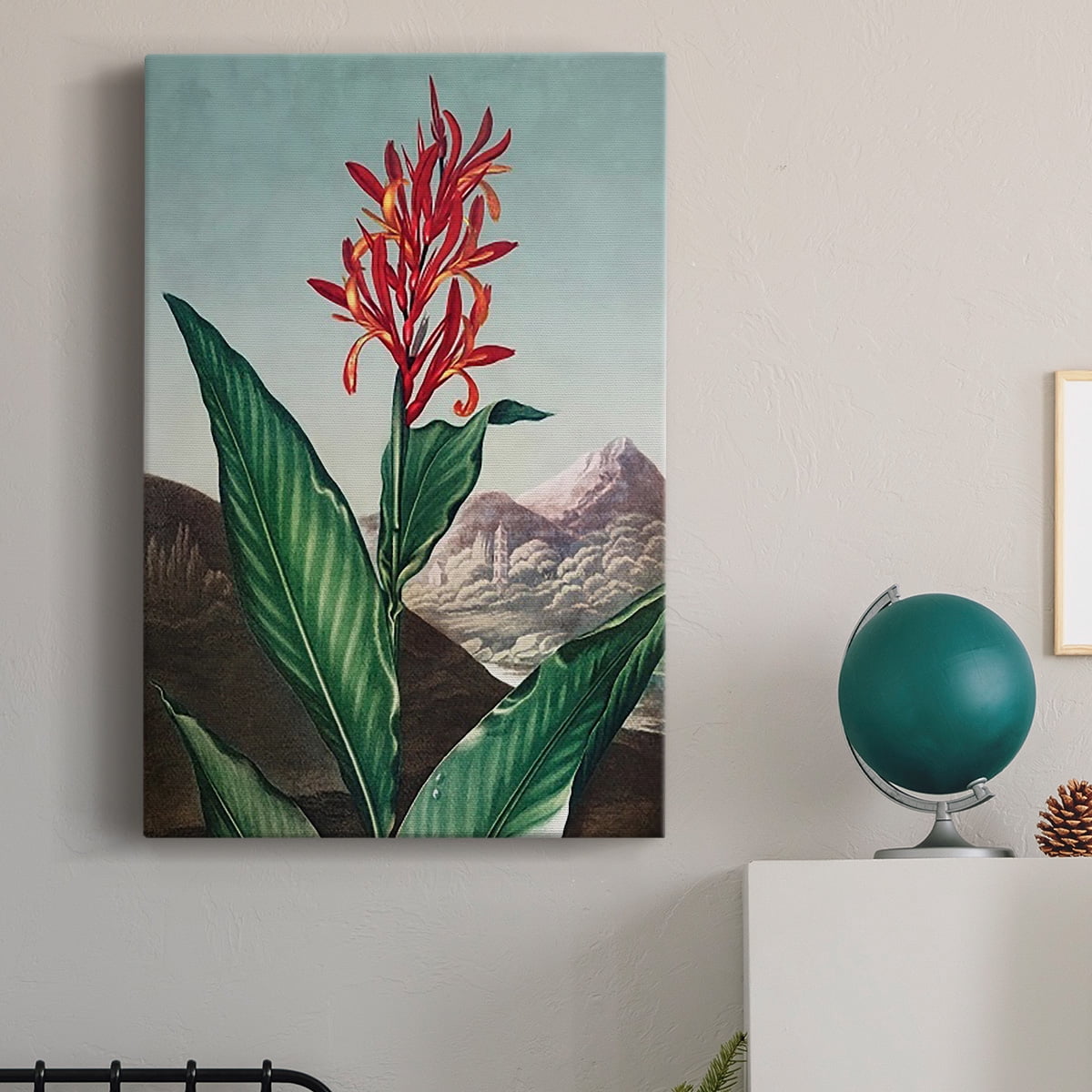 Temple of Flora I Premium Gallery Wrapped Canvas - Ready to Hang