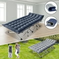 thumbnail image 1 of Slsy Camping Cot, Portable Folding Cots for Adults, Heavy Duty Outdoor Sleeping Cot Bed with Carry Bag, 1 of 14