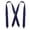 Navy, variant on MOJOGO Suspenders for Men X-Back Wide Adjustable Elastic Suspender with Strong Clips for Work or Casual Wear Green
