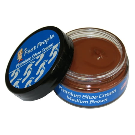 

FeetPeople Premium Shoe Cream 1.5 Oz Medium Brown