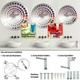 thumbnail image 4 of Designart "Mystically Hued Baobabs" Tree Baobab Spiral Dot Round Wall Mirror - Floral Oval Printed Decorative Mirror - Multiple Color Options, 4 of 5