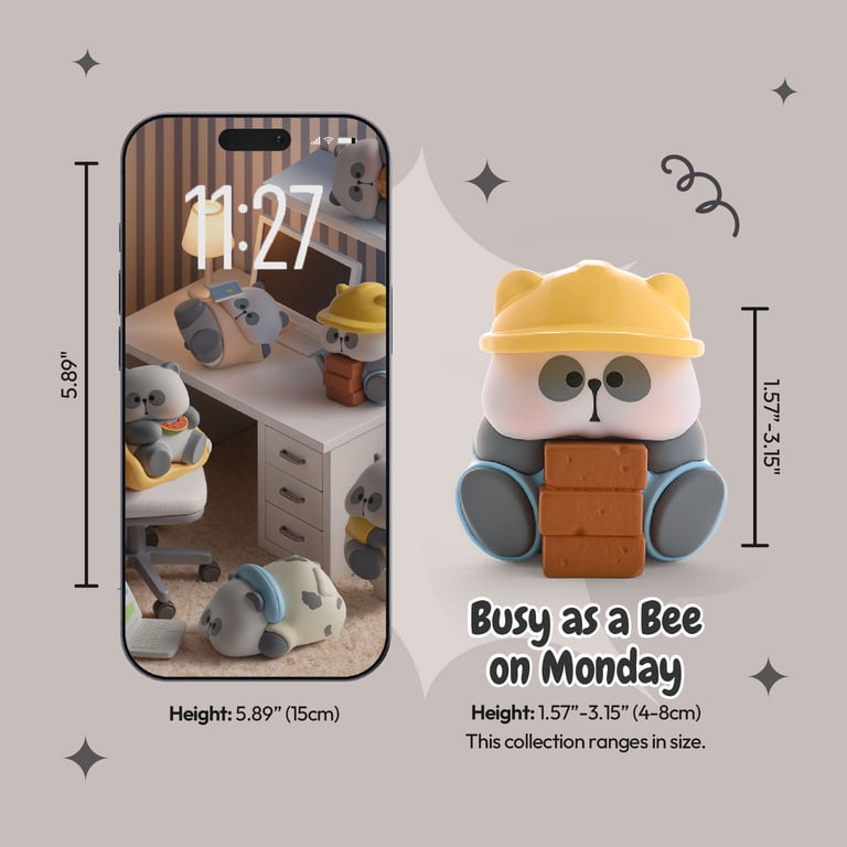 Mr. PA Working Week Blind Box Collectible Figurine photo 4