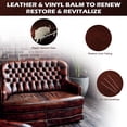 thumbnail image 5 of DEWEL Brown Leather Recoloring Balm, Leather Recolor Renew Restore Repair Cream Kit for Faded Aged Leather Vinyl Couches Car Seats Boots Furniture Leather Dye-Set of 7, 5 of 5