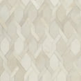 thumbnail image 5 of SAFAVIEH Studio Leather Pinwheel Geometric Area Rug, Ivory, 3' x 5', 5 of 6