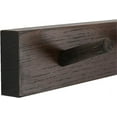 thumbnail image 2 of CONSDAN Coat Rack Wall Mount, USA Grown Hickory Coat Hooks with 7 Hooks, Wooden Coat Hanger Wall Mount for Hanging Coats, Jacket, Clothes, Hat, Dark Walnut, 2 of 7