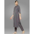 thumbnail image 4 of Janasya Women's Multicolor Moss Motifs Pant Set, 4 of 7