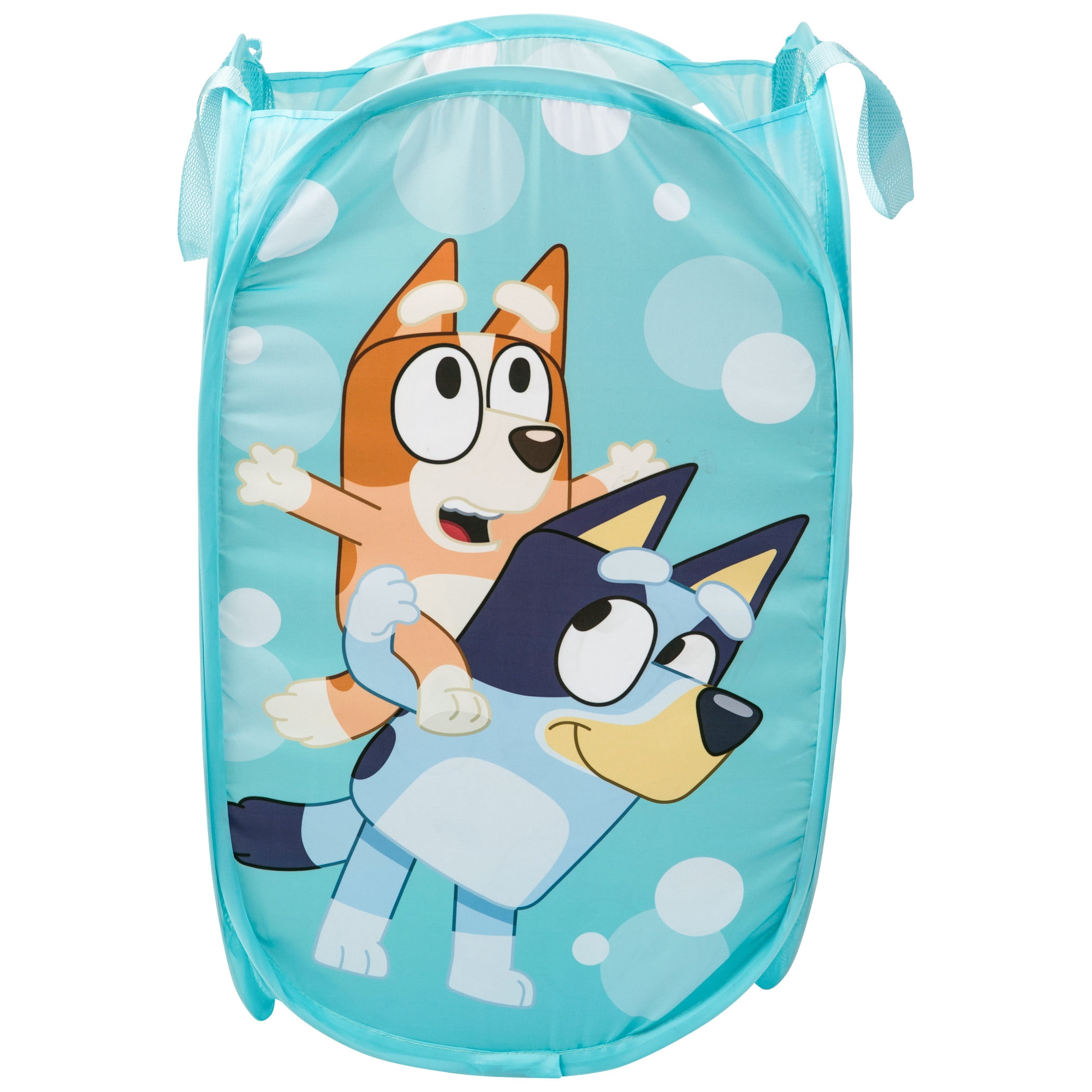 Bluey★送料込み★引き出し Bluey, Mesh Laundry Hamper, 869194, Foldable with Handles