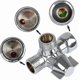 thumbnail image 5 of 3-way Shower Diverter Valve, Shower Head Adapter For Shower Arm Mounted, G1/2" T-adapter Valve Replacement Parts For Shower Spray, T-diverter For Toil, 5 of 5
