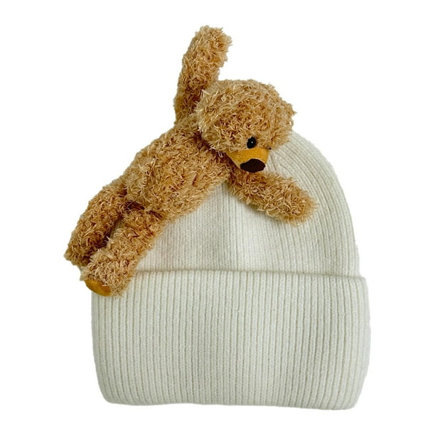 Gorro de invierno suave y ligero, accesorio para la cabeza, informal, cortavientos, tipo boina. Blanco