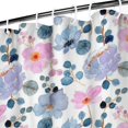 thumbnail image 3 of Pioneer Flower Floral Print Pattern Shower Curtain 36"x72" ,Bathroom Decorative Shower Curtains Set with 12 Hooks,Modern Waterproof Washable Shower Curtain, 3 of 6