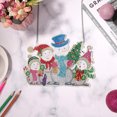 thumbnail image 3 of Cuadros Decorativos DIY apliques diamante muñeco de nieve árbol de Navidad colgador de pared acrílico Kit colgante Tmvgtek embutido en tela, 3 of 7