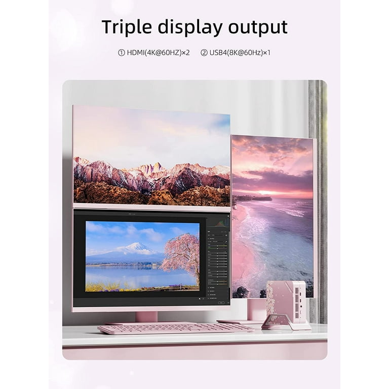 Minisforum Venus Series UM773 SE Mini PC Windows 11 Pro AMD Ryzen