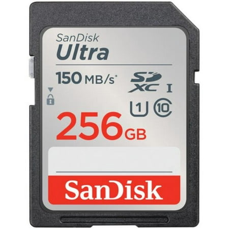 Image of 256GB 150MBs Class 10-UHS-I Ultra SDXC Memory Card