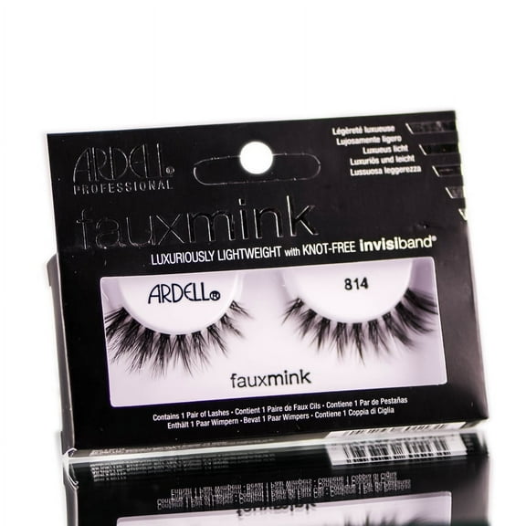 Ardell Professional Faux Mink Designer Lash Collection - 814 - Pack of 1 with Sleek Comb