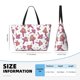 thumbnail image 4 of Fotbe Purple Mushroom Bolsa de Viaje para Playa - Resistente al Agua, Bolsa Tote de Gran Capacidad y Ligera con 7 Bolsillos para Mujeres y Hombres, 4 of 7
