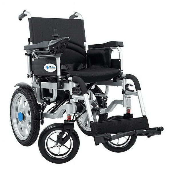 Silla de Ruedas Eléctrica Medical | Estructura de Acero, Todo Terreno, Plegable, Soporta hasta 135 Kg