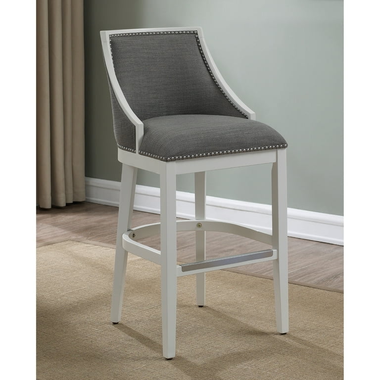 Lawrence white bar stool by greyson living deals